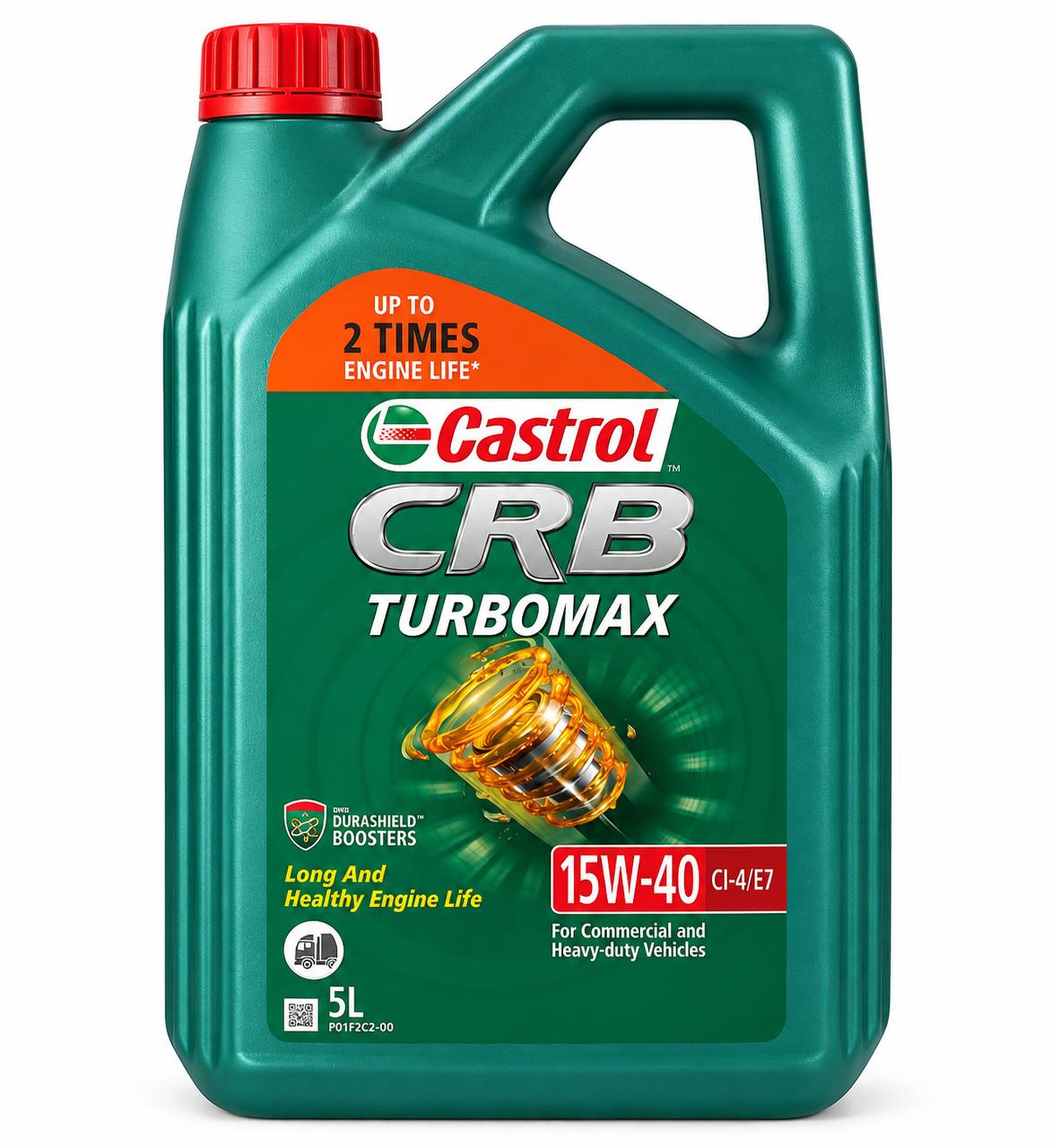 Castrol CRB 15W-40 diesel engine oil, 5 litre bottle